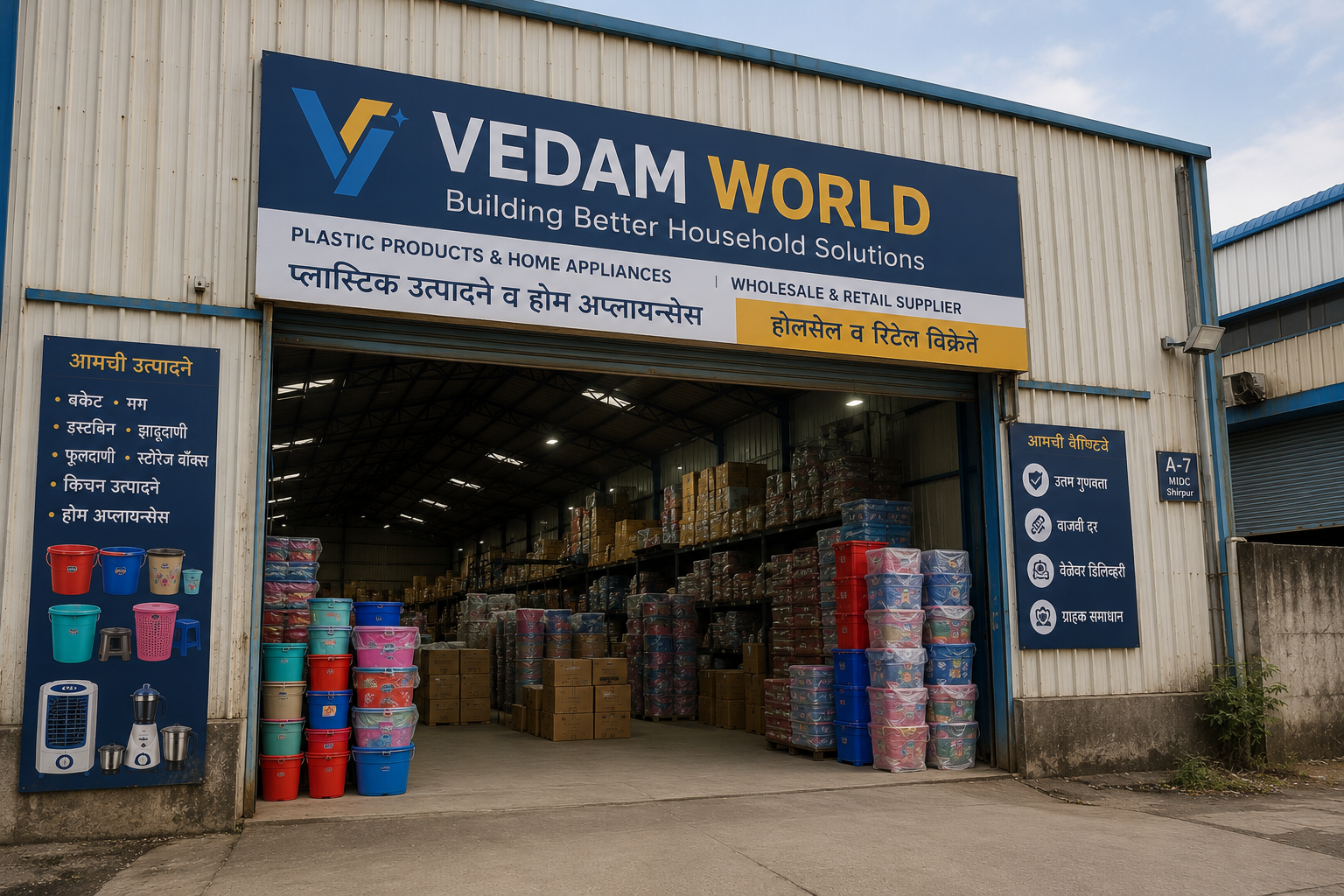 Vedam World Facility and Product Warehouse