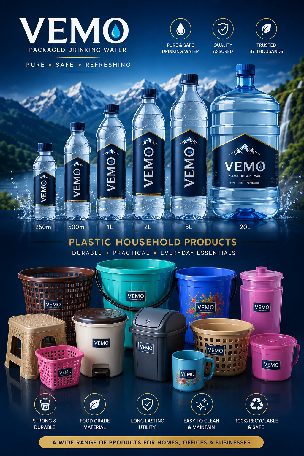 Vedam World - Vemo Packaged Drinking Water